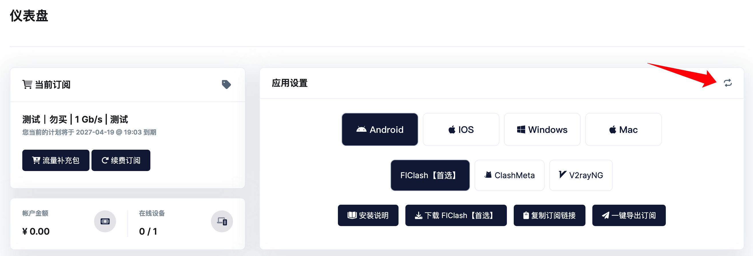 仪表盘